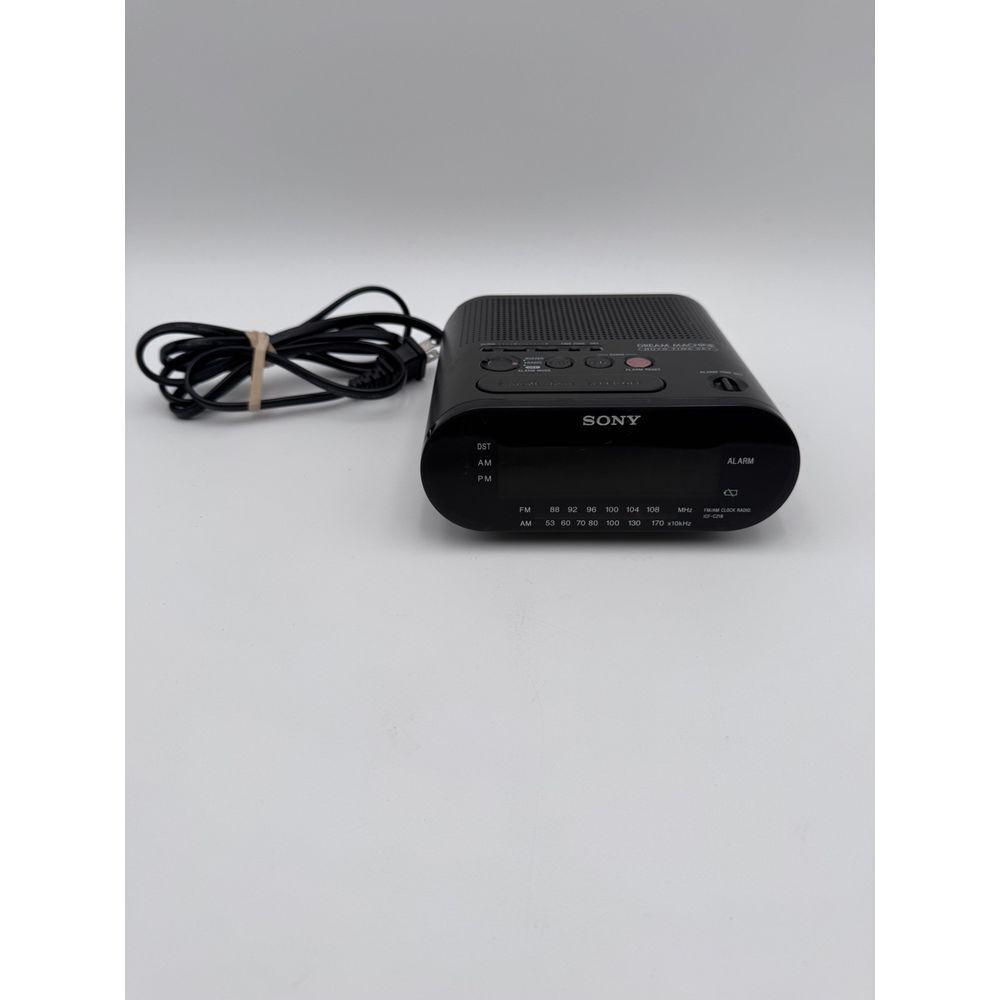 Sony Dream Machine ICF-C218 Black Dual AM/FM Radio Alarm Clock
